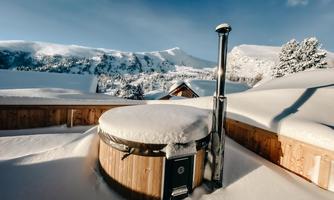 Heidi Chalets Typ Bergwinter - HotPot Ausblick