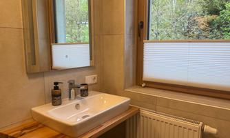Coherent details and a large window with a view await you.
