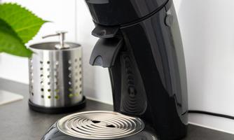 Practical pod coffee machine in the kitchenette – for the first coffee of the day, very conveniently in the apartment.