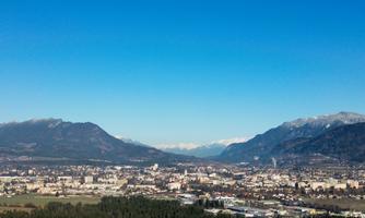 View from the chalet village