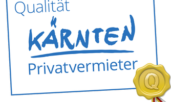 A logo for private landlords in Carinthia. It represents quality and trust in the accommodation.