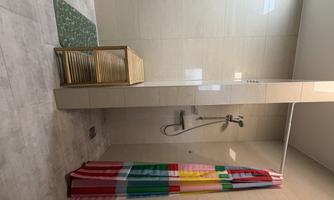 Shower area in the bathroom