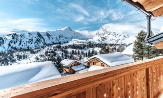 Heidi Chalets Typ Bergwinter - Ausblick Balkon