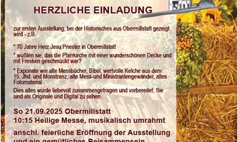 Erntedank und Ausstellungseröffnung - Obermillstatt Beispielbild