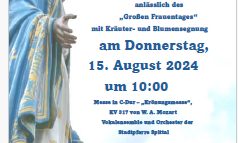 Festgottesdienst Maria Himmelfahrt Beispielbild