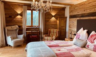 Bedroom@Chalet Almhaus Strobl