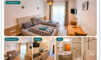 A modern holiday apartment with one bedroom, living room, kitchen, and bathroom. Cozy furnishings and an inviting atmosphere for relaxation and rest.