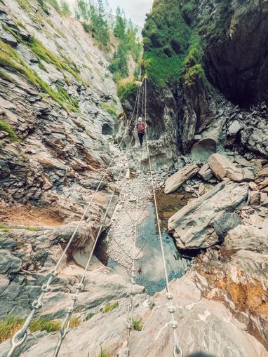 Abenteuer Klettersteig Möllschlucht