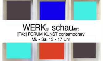 WERK(e) schau(en) Gruppenausstellung Beispielbild