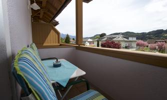 Balkon Goldeck mit Seeblick