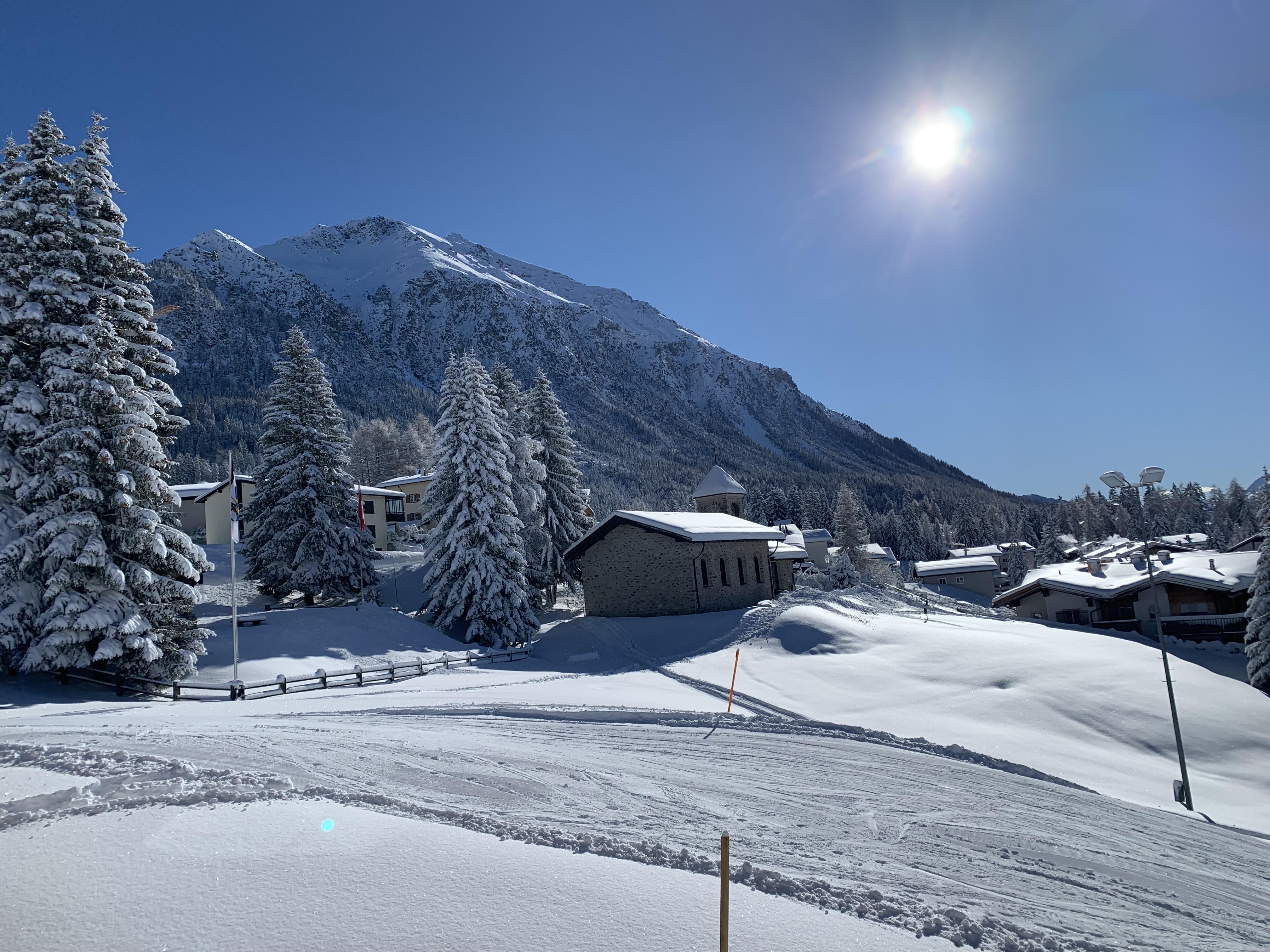 Midday sun in winter Midday sun in winter