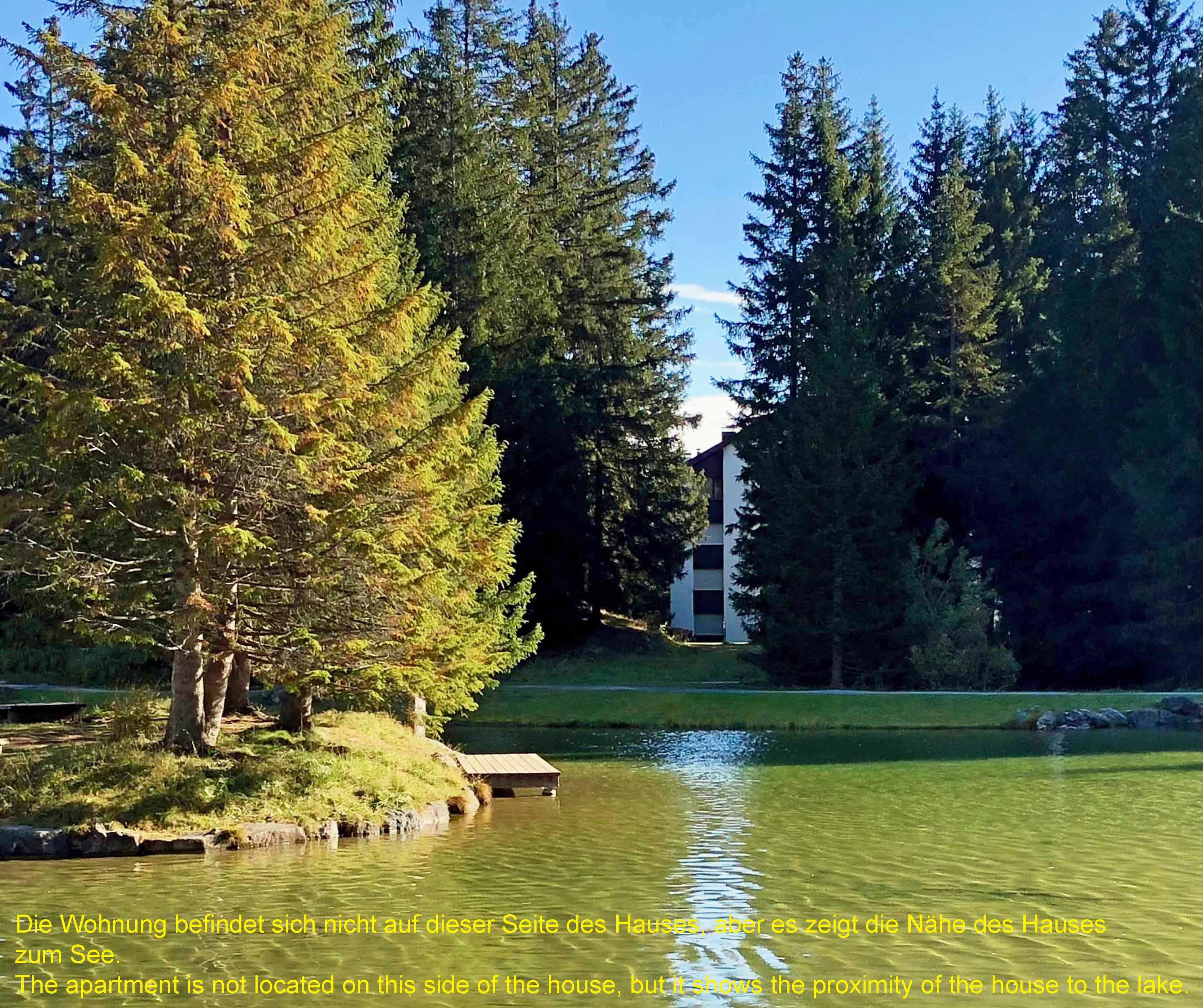 Nähe des Hauses zum See (Wohnung NICHT sichtbar).j Nähe des Hauses zum See (Wohnung NICHT sichtbar).j