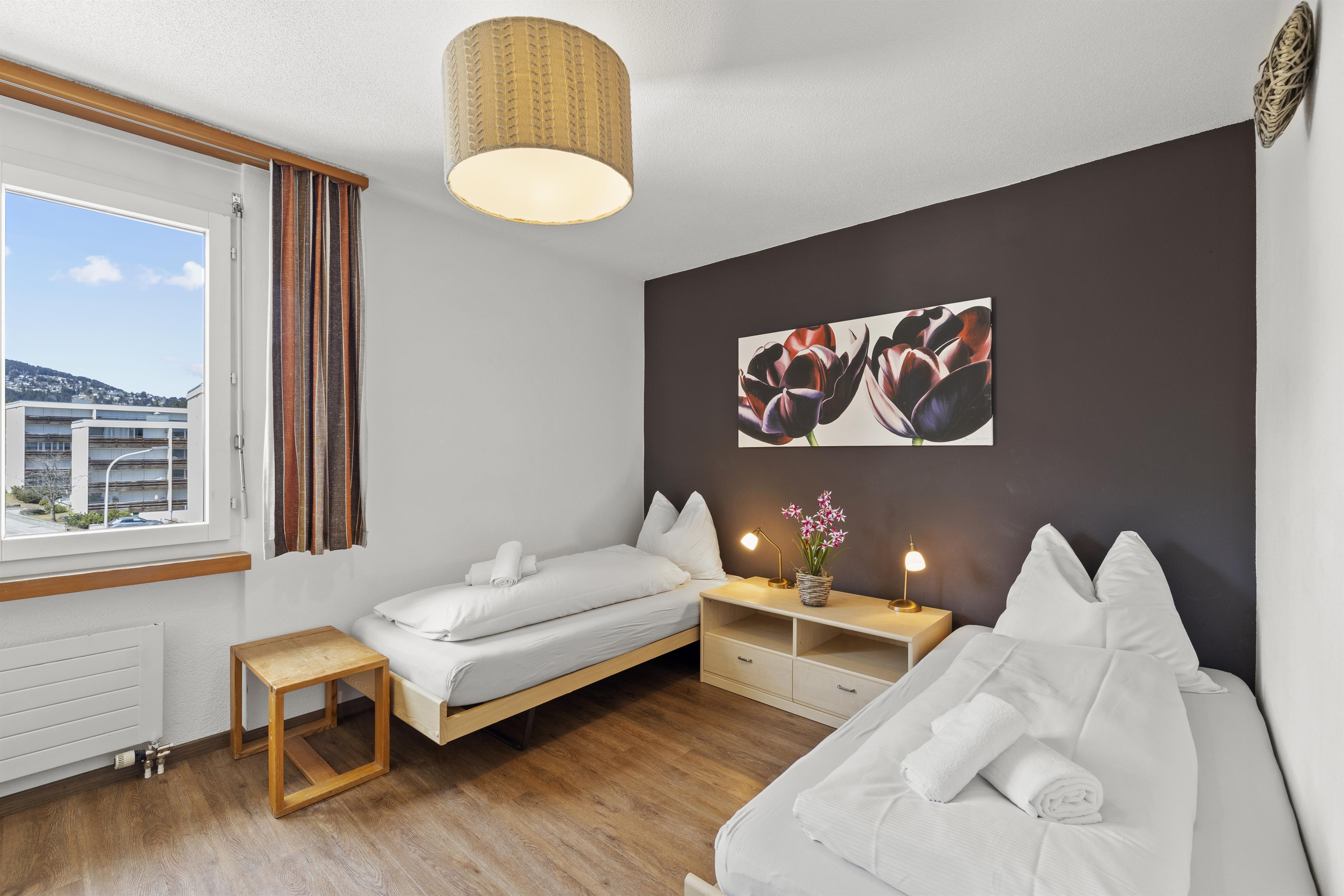 Schlafzimmer 1 mit Einzelbetten Schlafzimmer 1 mit Einzelbetten