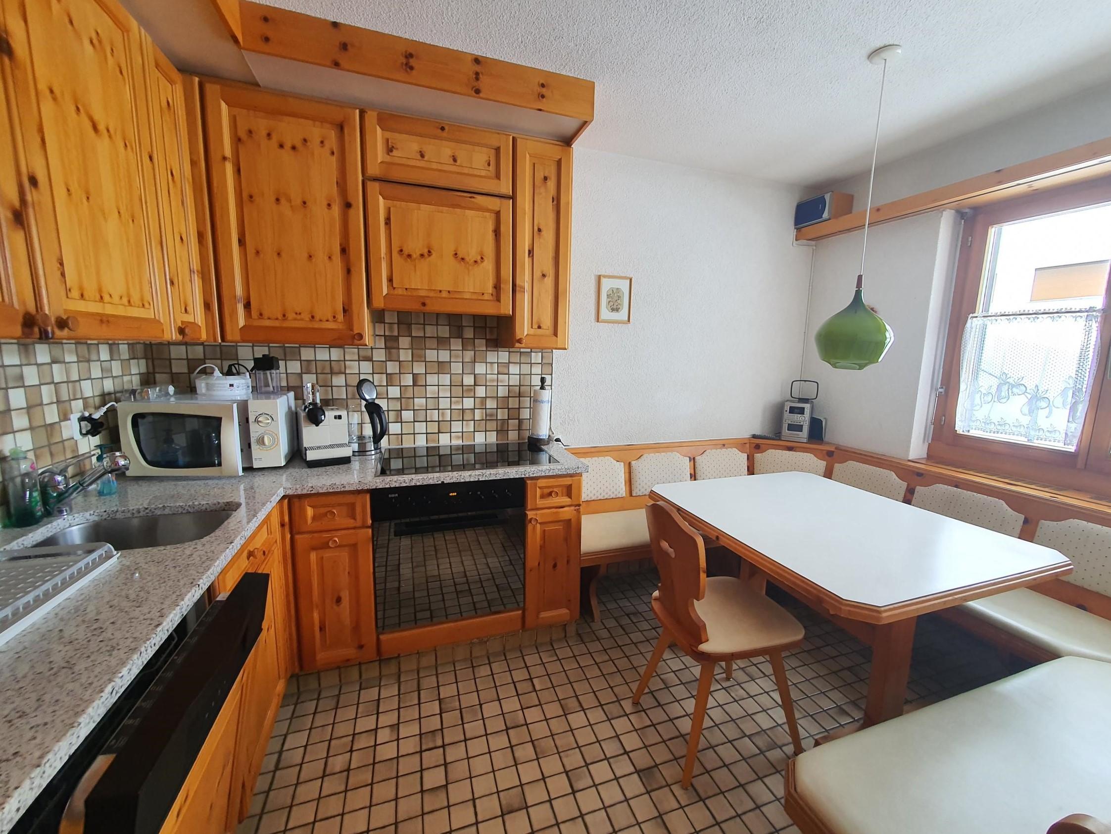 Kitchen with dining area Kitchen with dining area