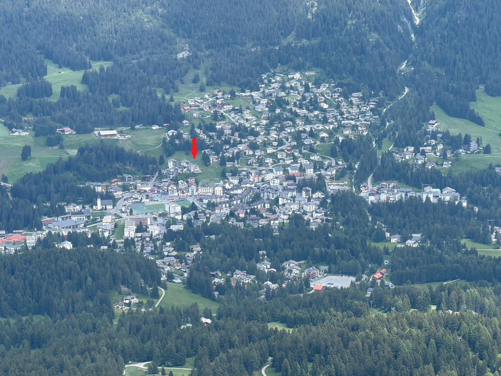 in the center of Lenzerheide in the center of Lenzerheide