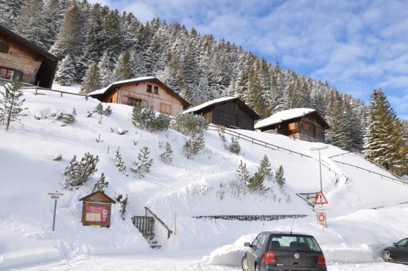 Winter Parkplatz Winter Parkplatz