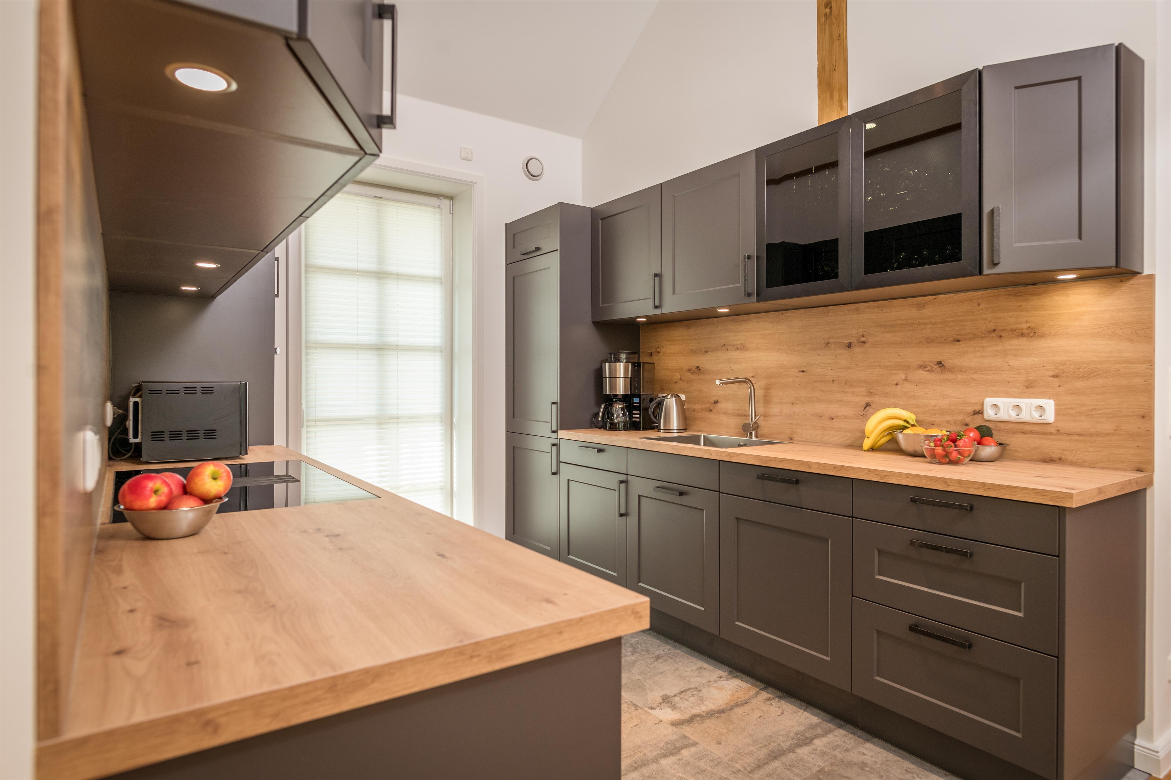 Voll ausgestattete Küche