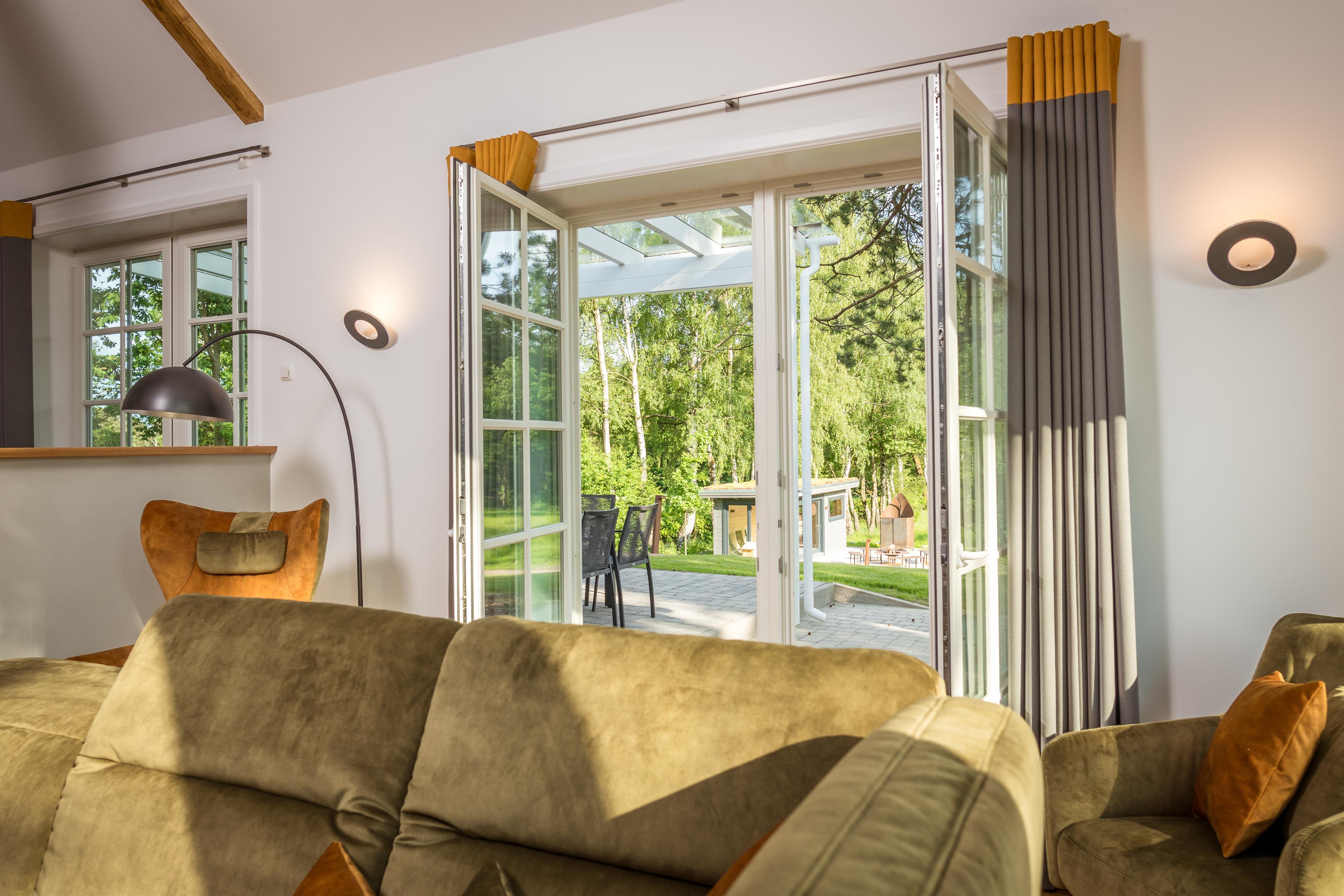 Zugang zur Terrasse vom Wohnzimmer