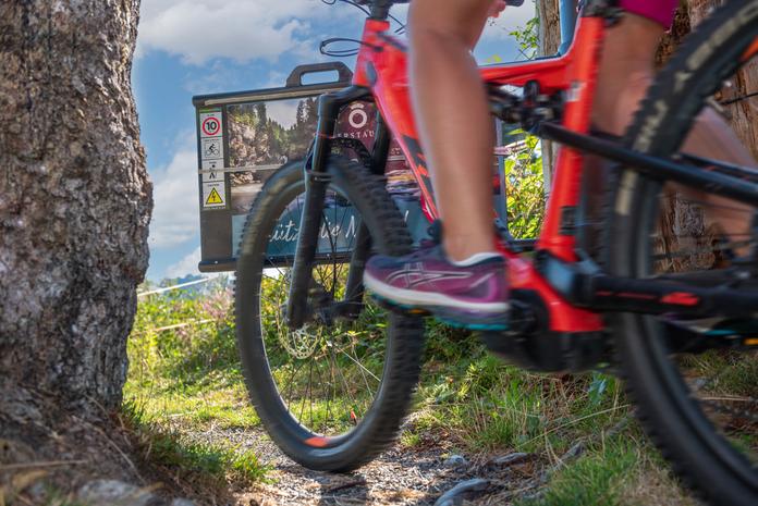 E-Bike-Ladestation am Biohotel Berghüs Schratt