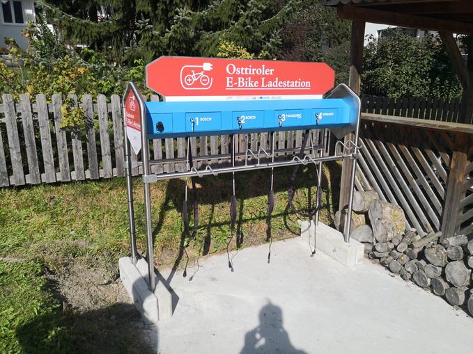 E-Bike Ladestation Hotel Pfleger Anras