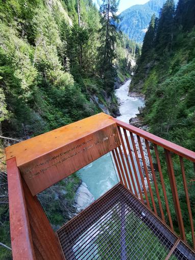 Aussichtsplattform Iselschlucht