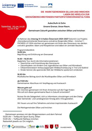 Partizipationsveranstaltung UNSERE GRENZE/UNSER RAUM