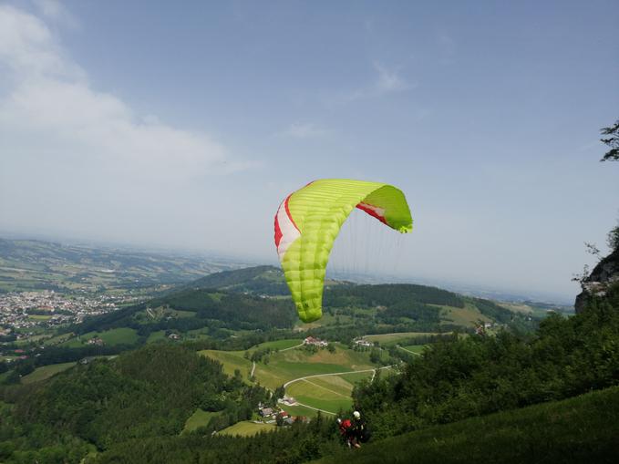 Drachenfliegen und Paragleiten