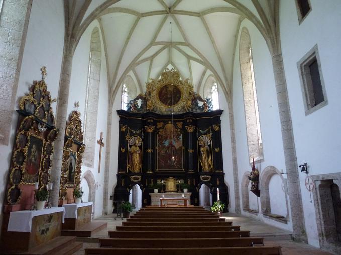 Filialkirche St. Blasien mit Mesnerhäusl der Pfarre Pfarrkirchen