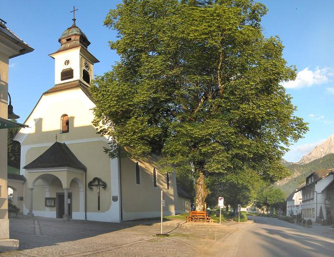 Spätbarocke Pfarrkirche Hinterstoder - "Kreuzerhöhung"