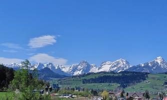 A beautiful view directly from the balcony of the Dead Mountains.