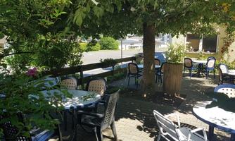 Biergarten unter dem Kastanienbaum