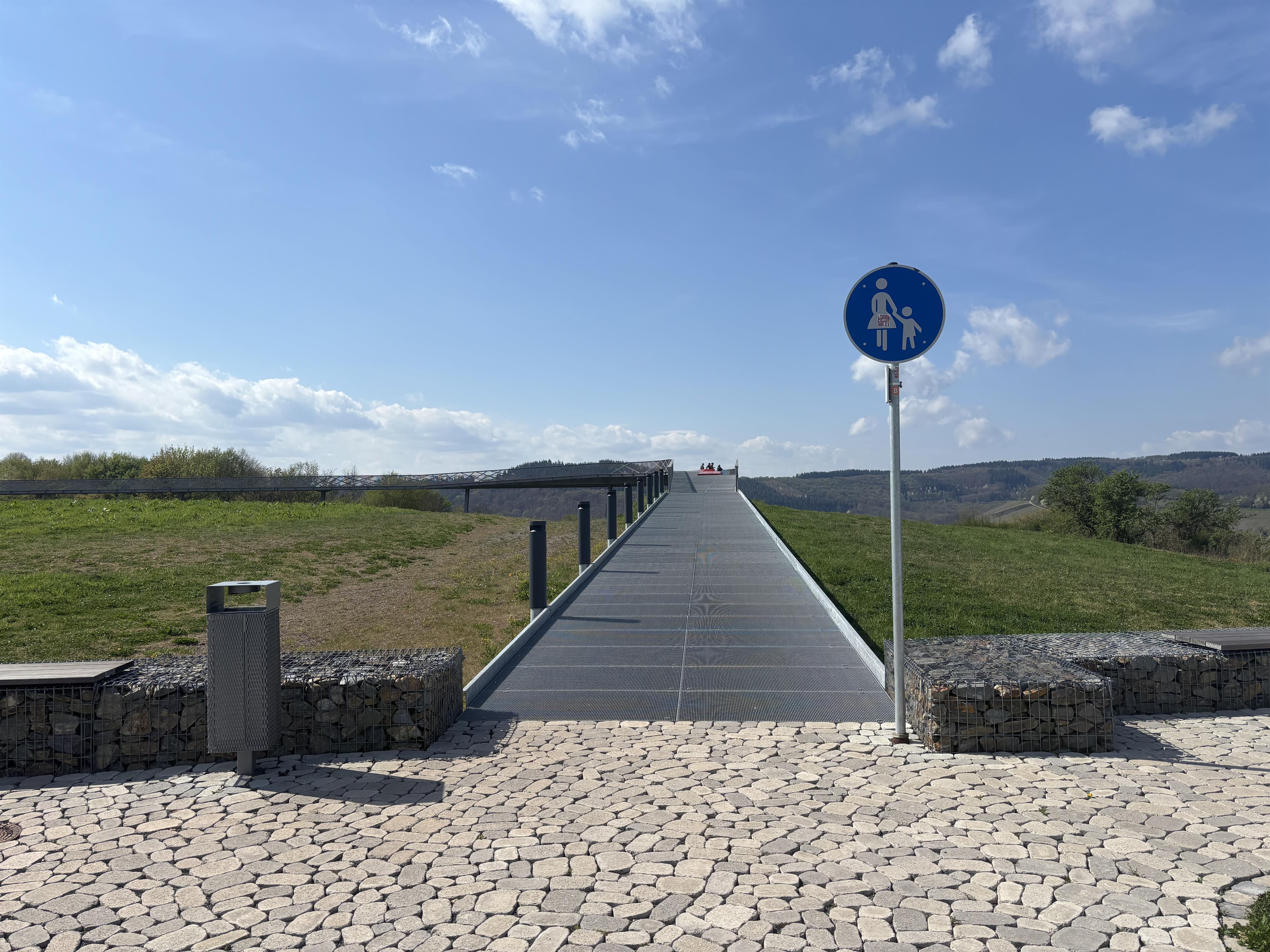 Zugang zum Panoramasteg