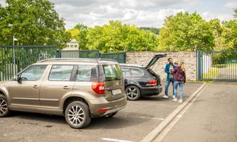 Parkplatz Schloß Oranienstein