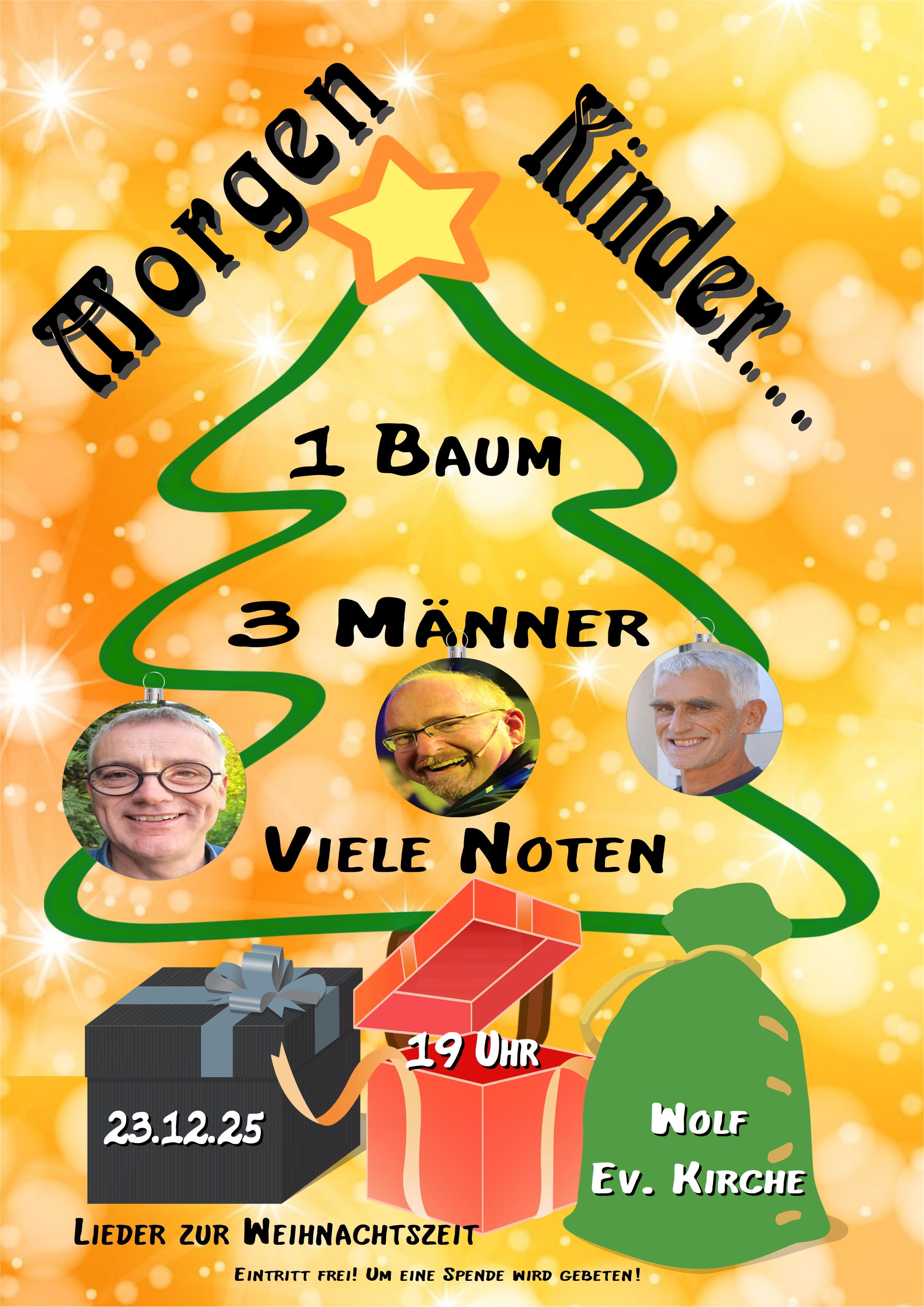 Plakat zum Weihnachtsfest
