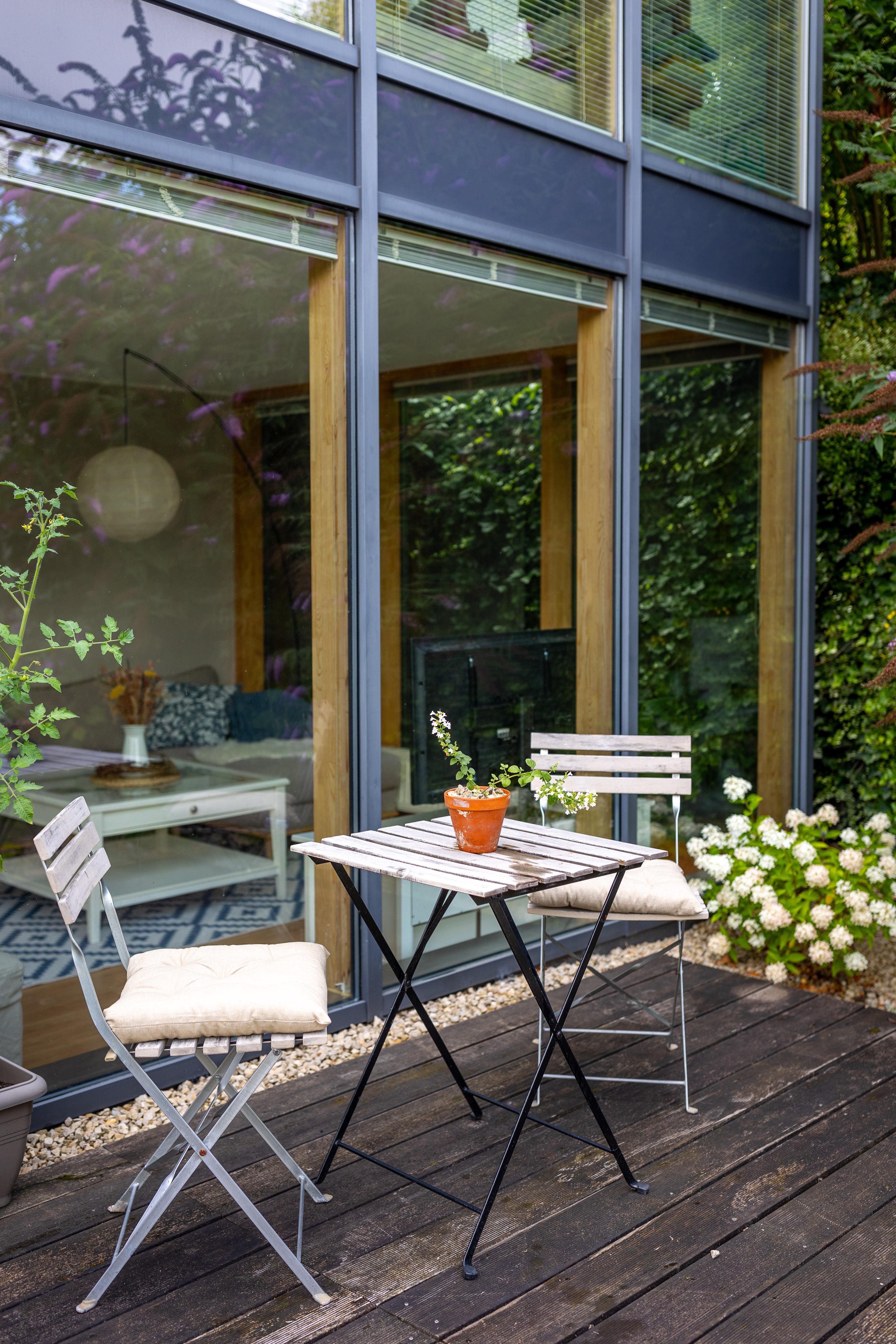Terrasse im Grünen