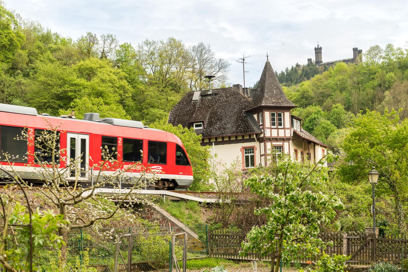 Mit der Lahntalbahn unterwegs