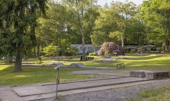 Minigolf inmitten der Natur