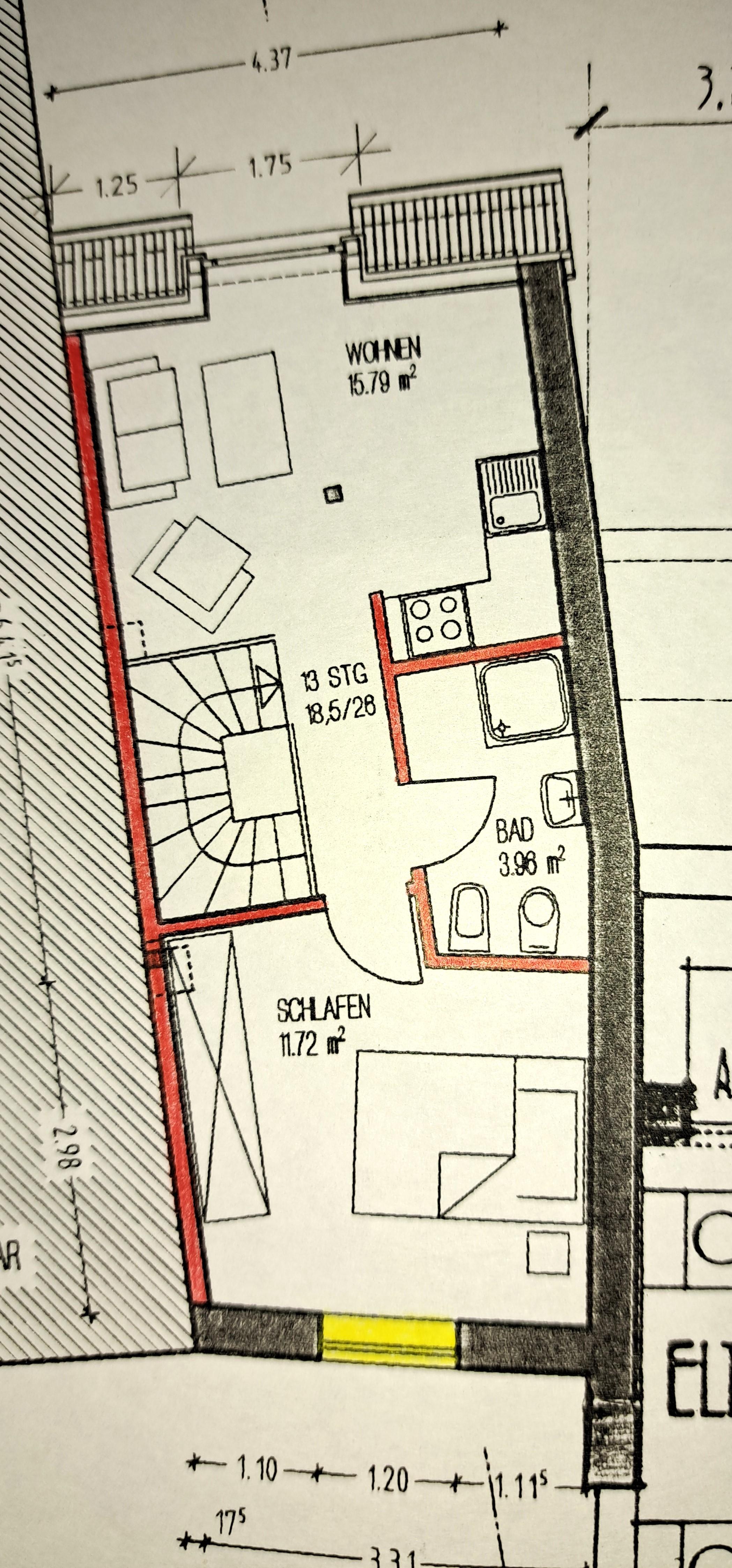 Obergeschoos/Wohnung