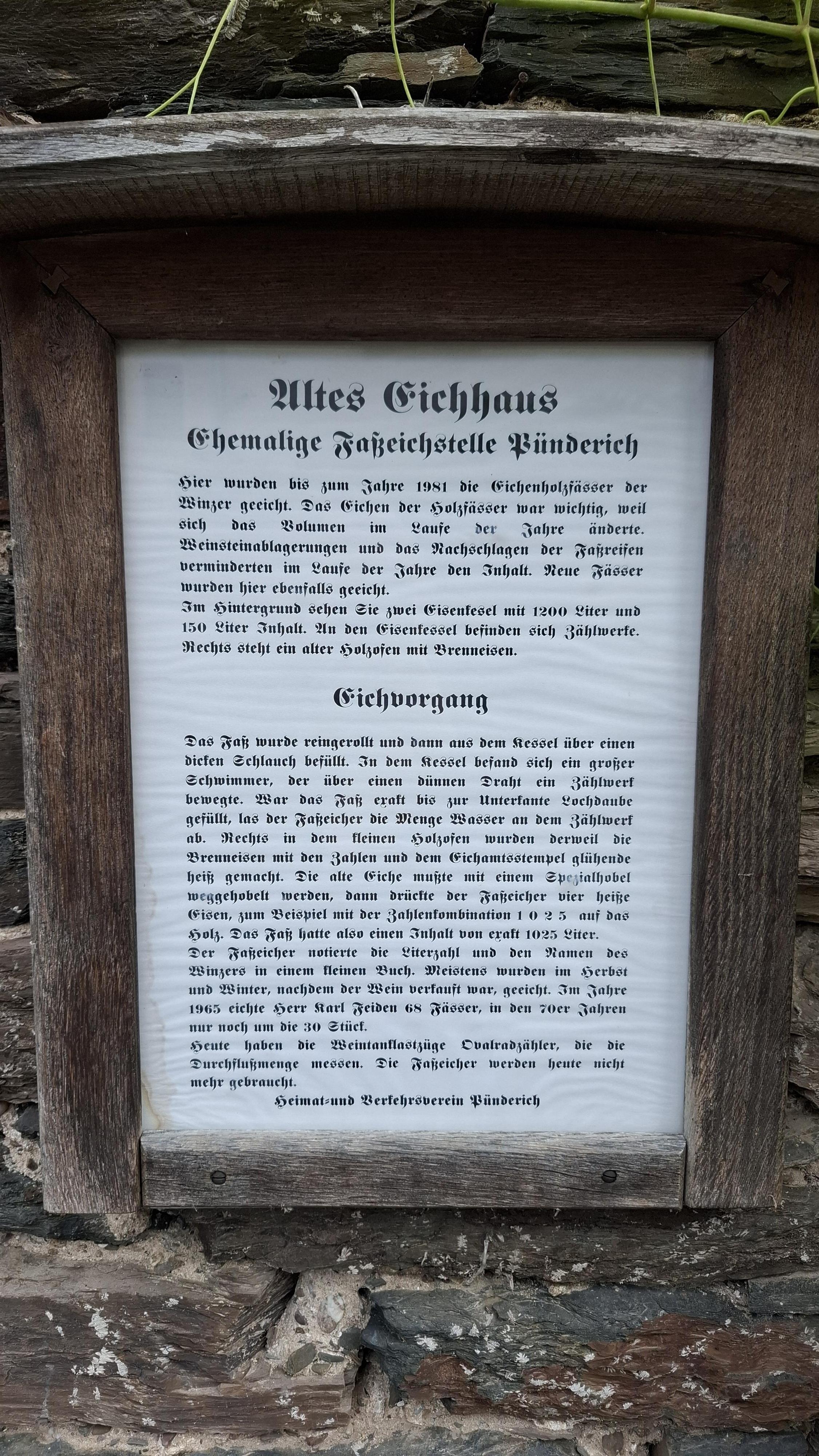 Eichvorgang