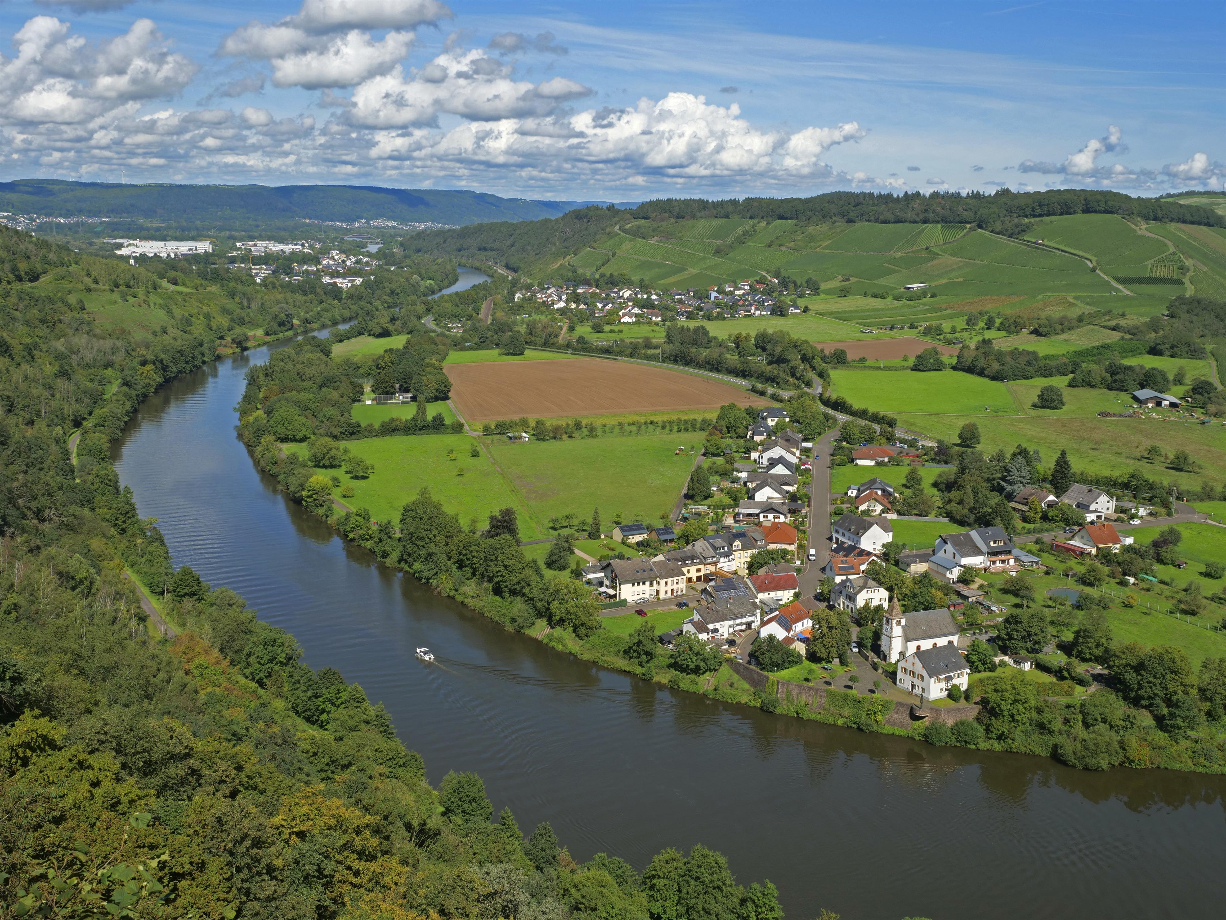 Blick in Richtung Hamm und Filzen