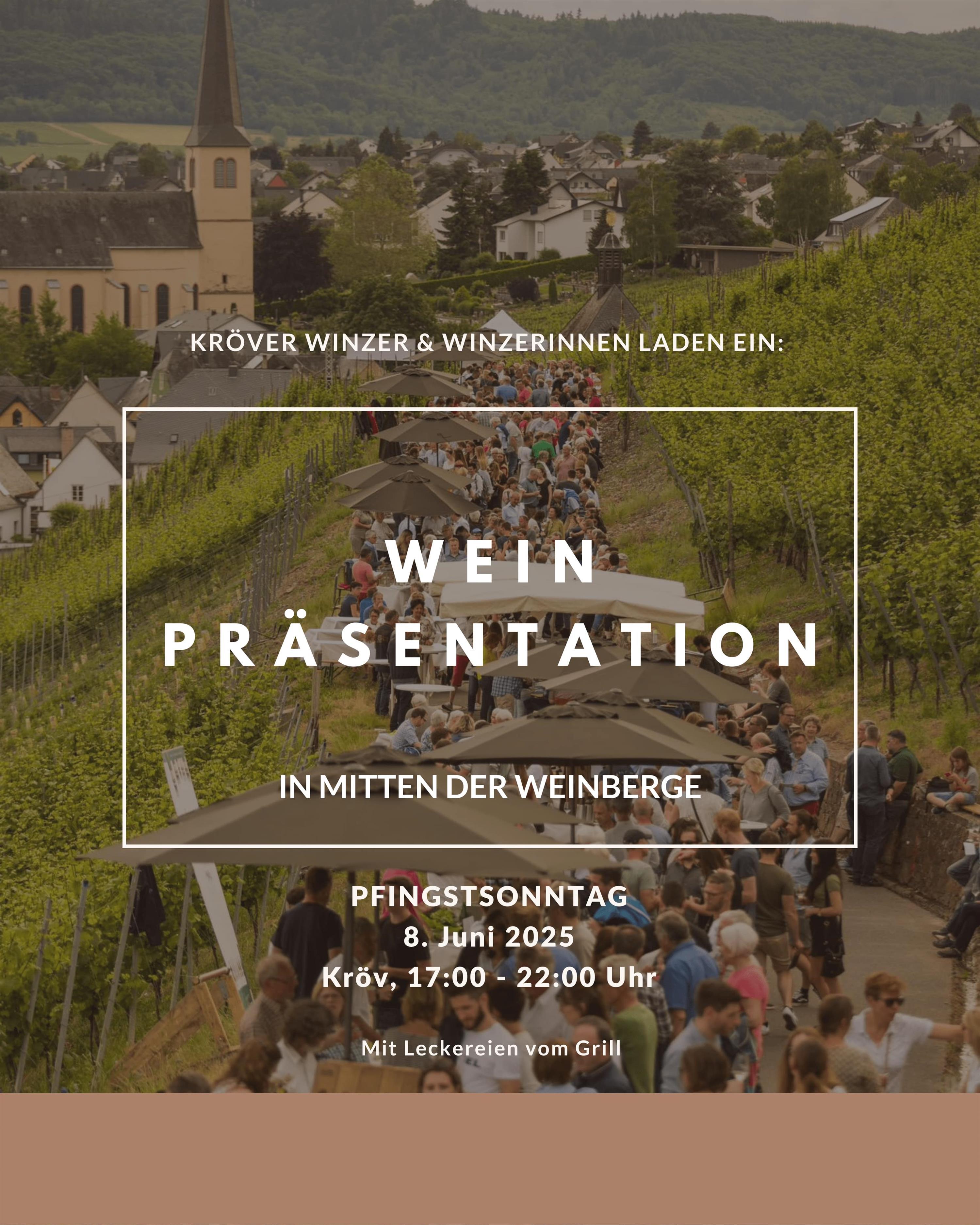 Plakat Weinpräsentation