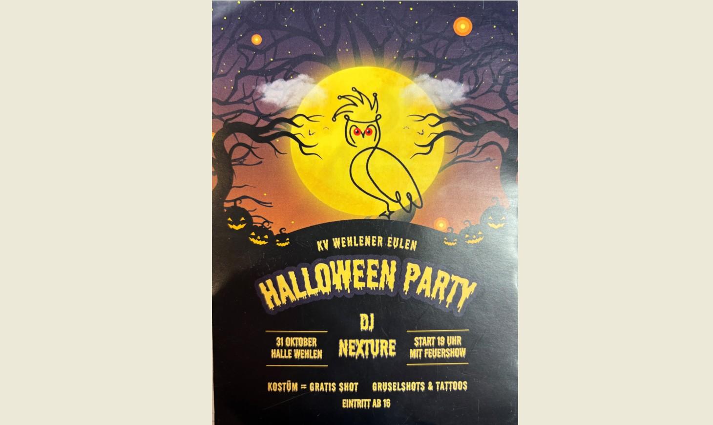 Halloweenparty des KV Wehlener Eulen