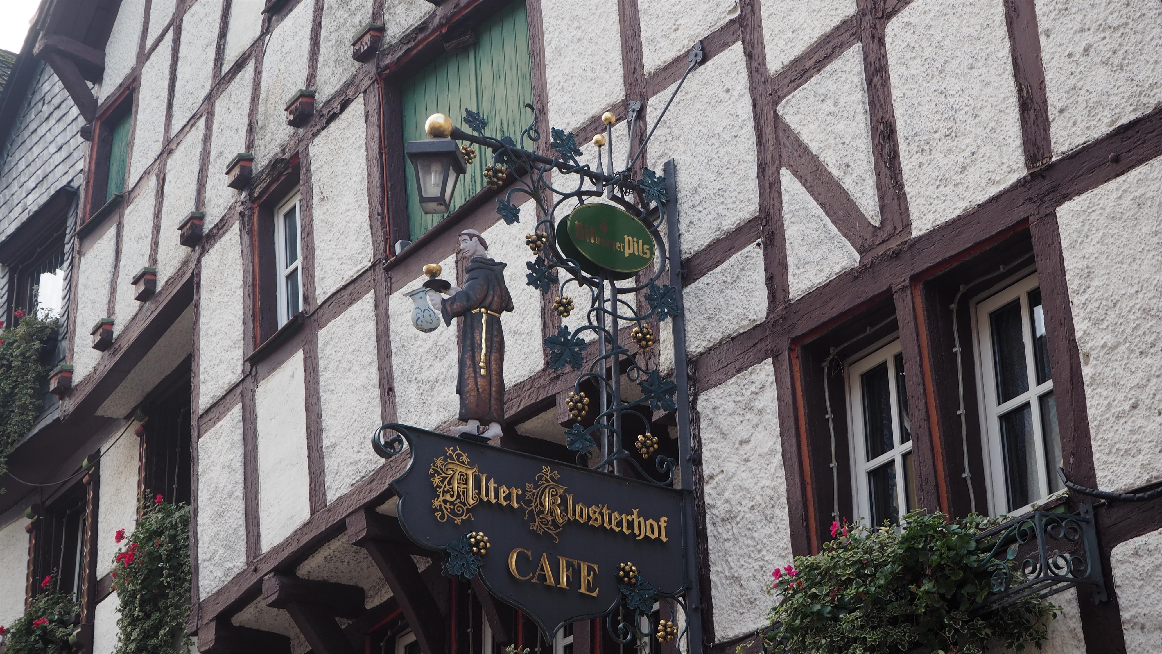 Café Alter Klosterhof Schild