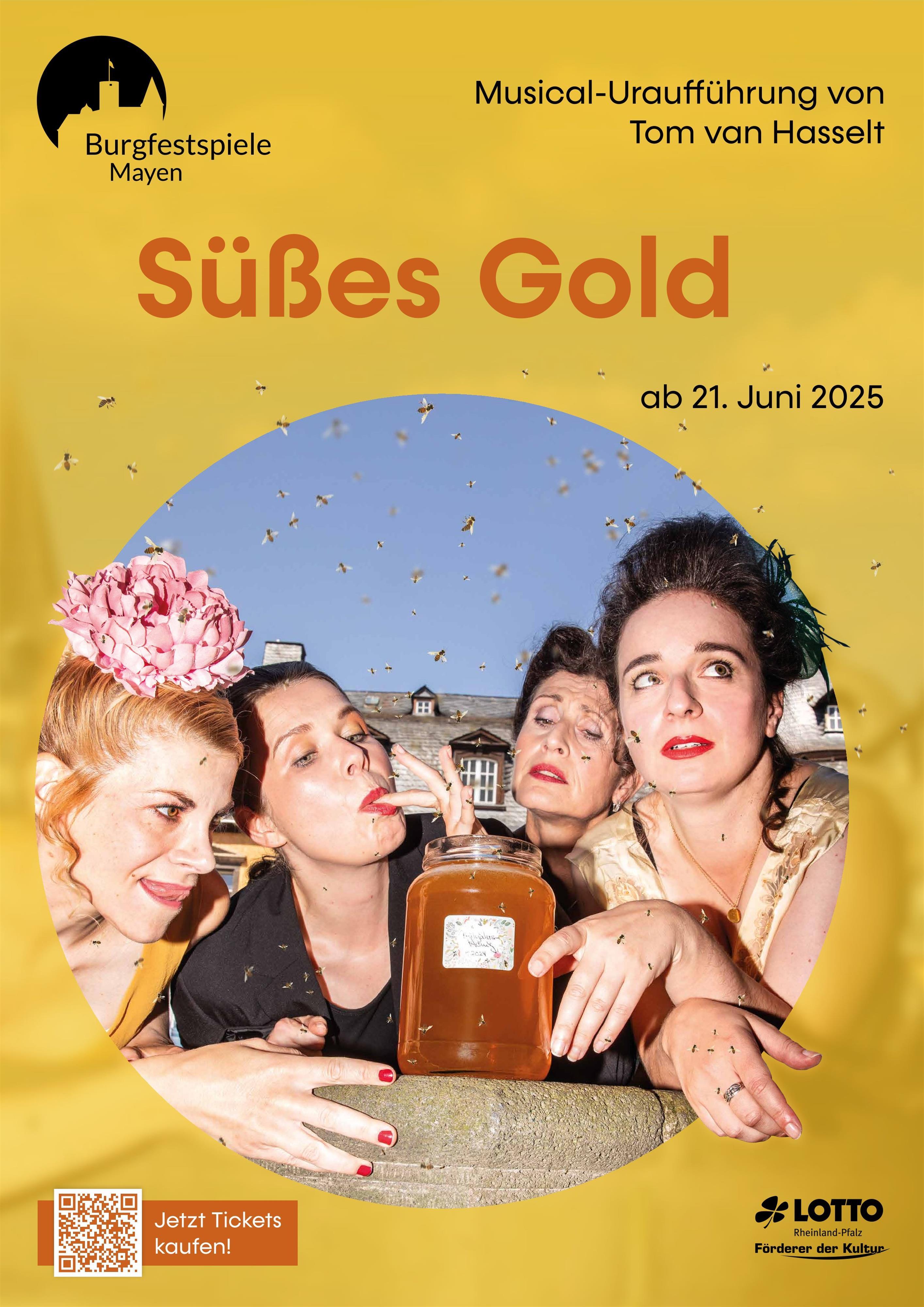 Plakat - Süßes Gold