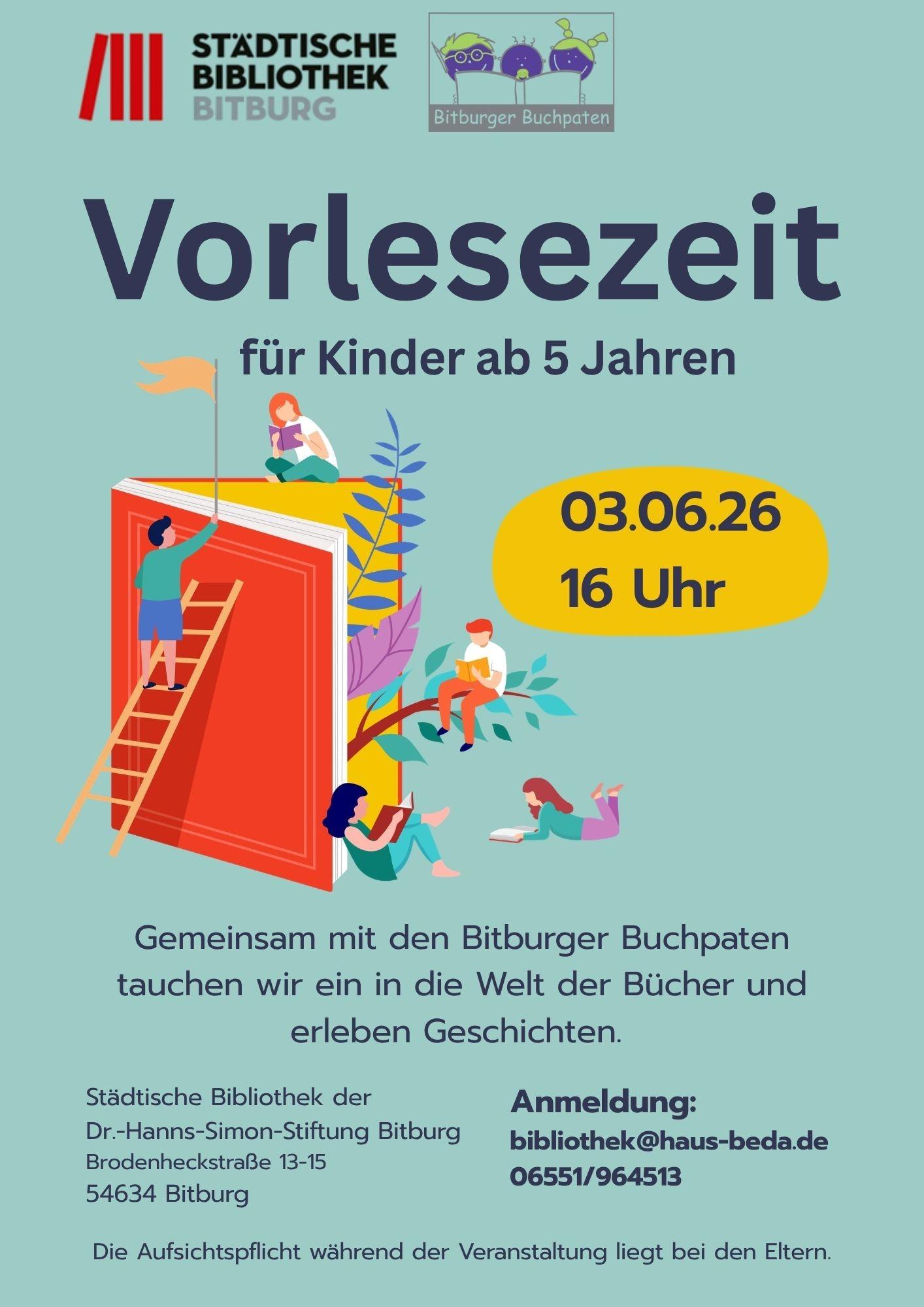 Vorlesezeit Städtische Bibliothek der Dr.-Hanns-Si