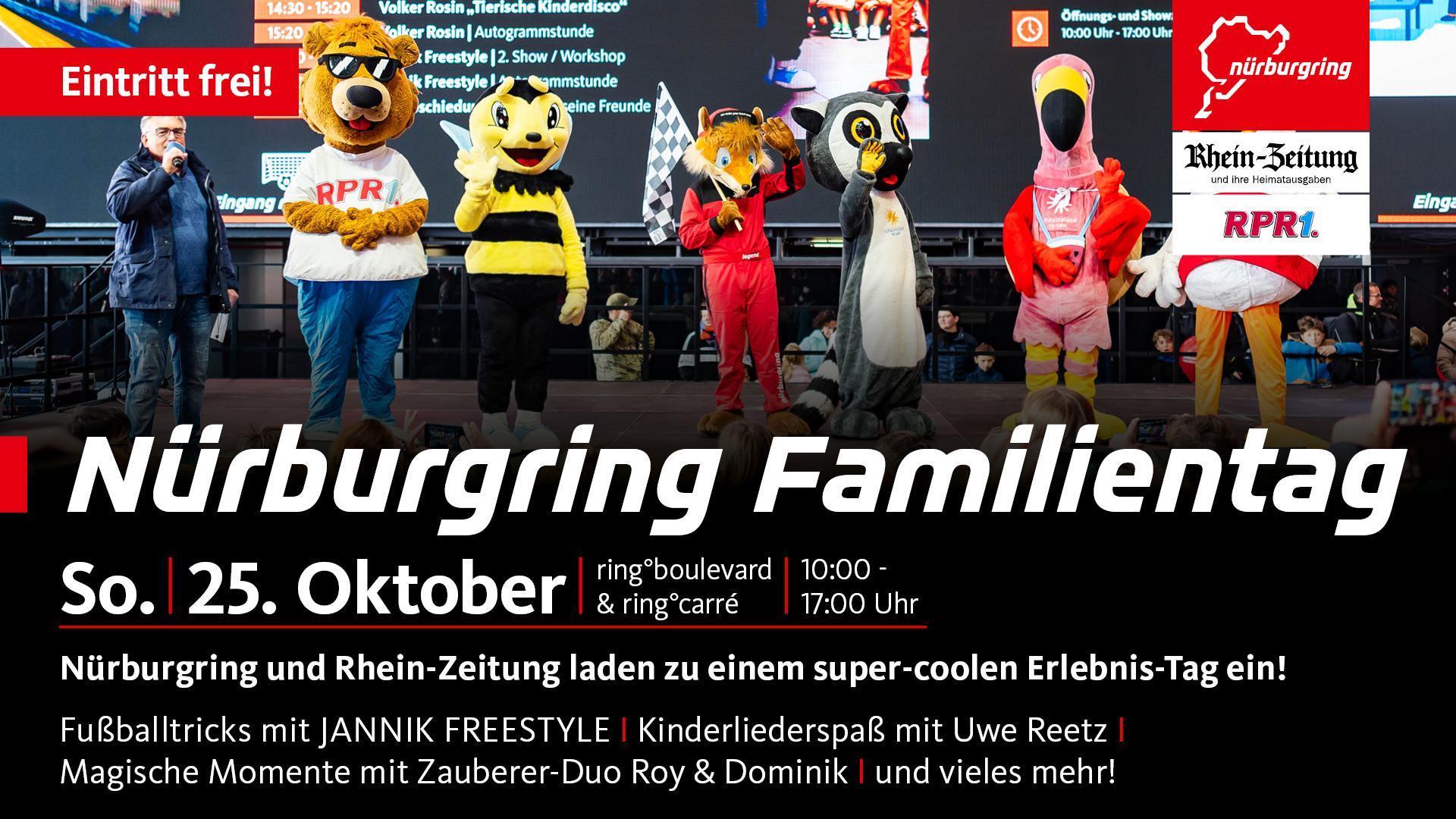 Familientag am Nürburgring 2026, @ Nürburgring 1927 GmbH & Co. KG