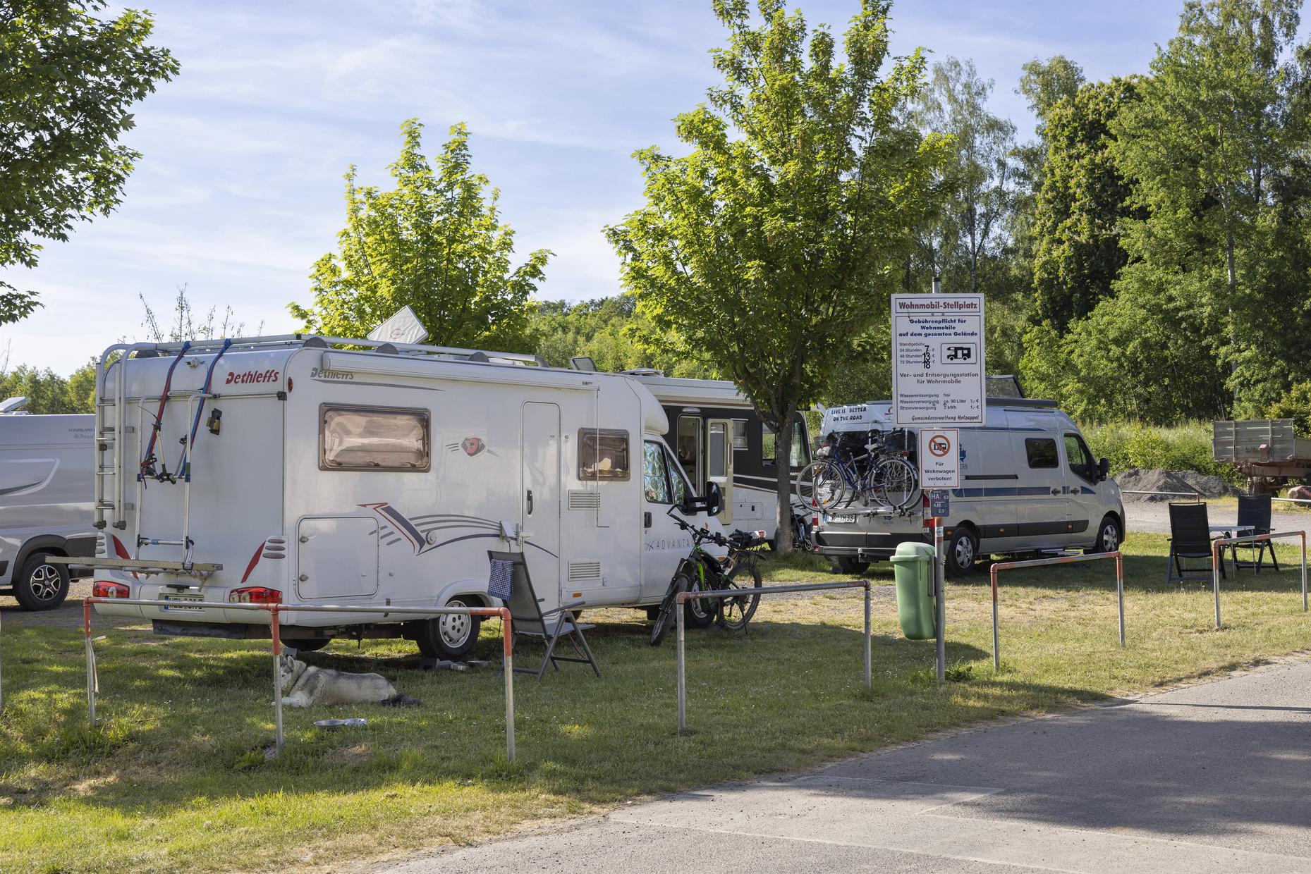Viel Platz mitten im Grünen