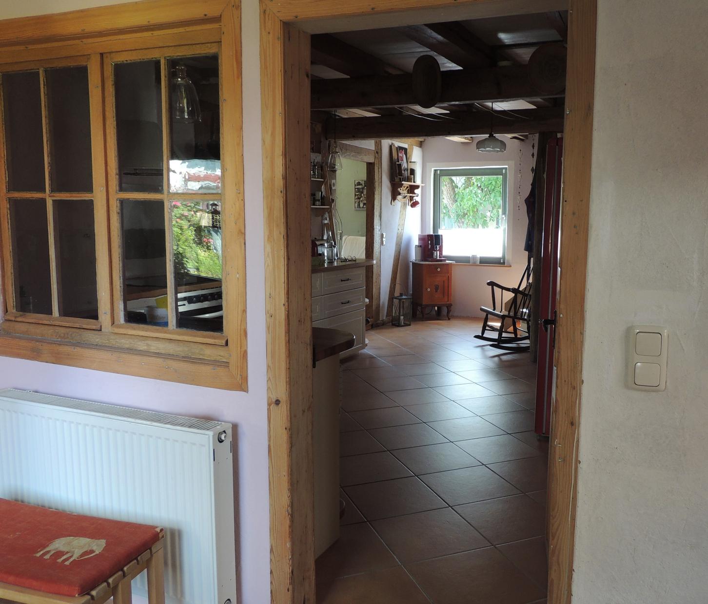 Zweibettzimmer, Dusche, WC, Wohn-/Schlafraum