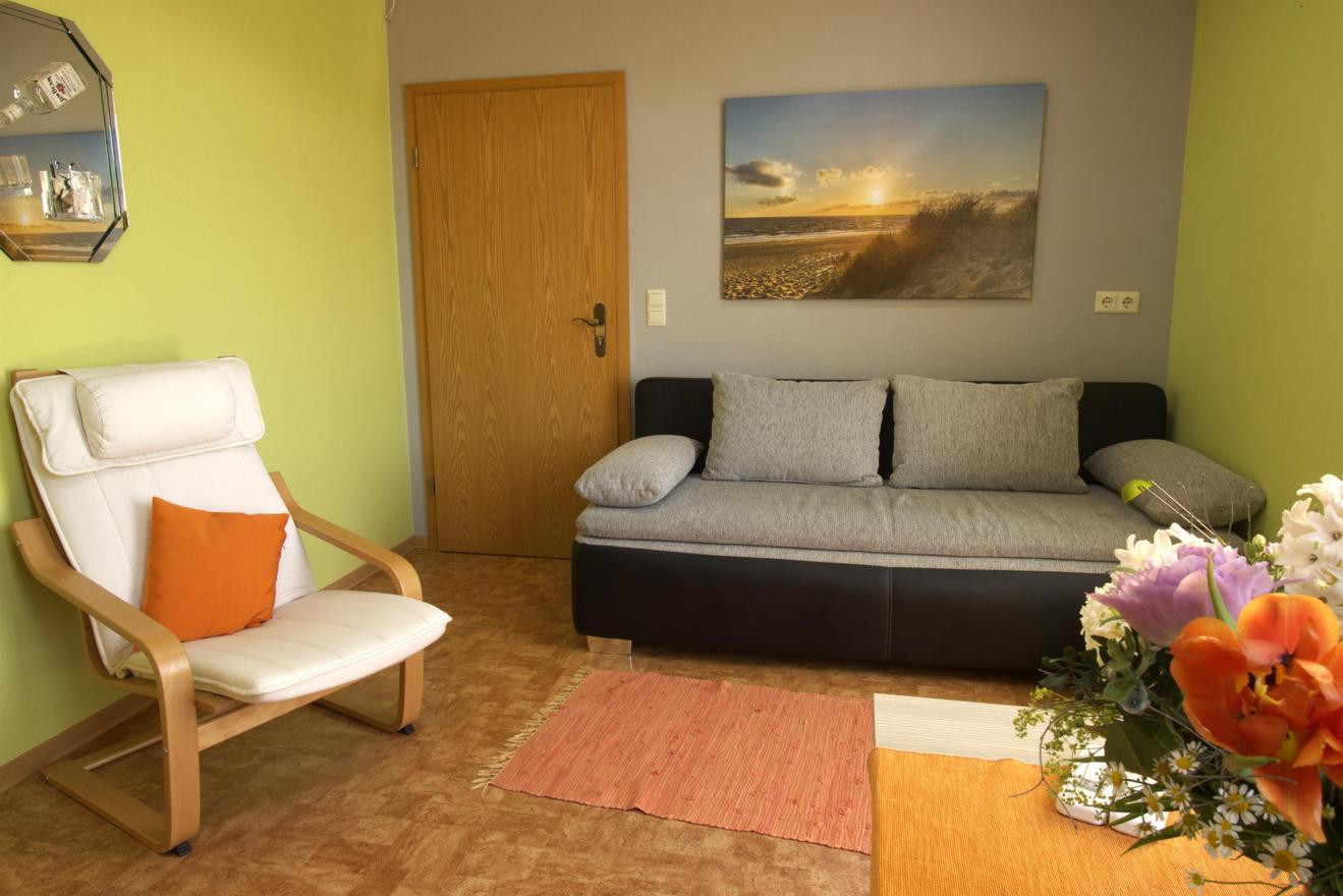 Appartement/Fewo, Dusche, Wohn-/Schlafraum