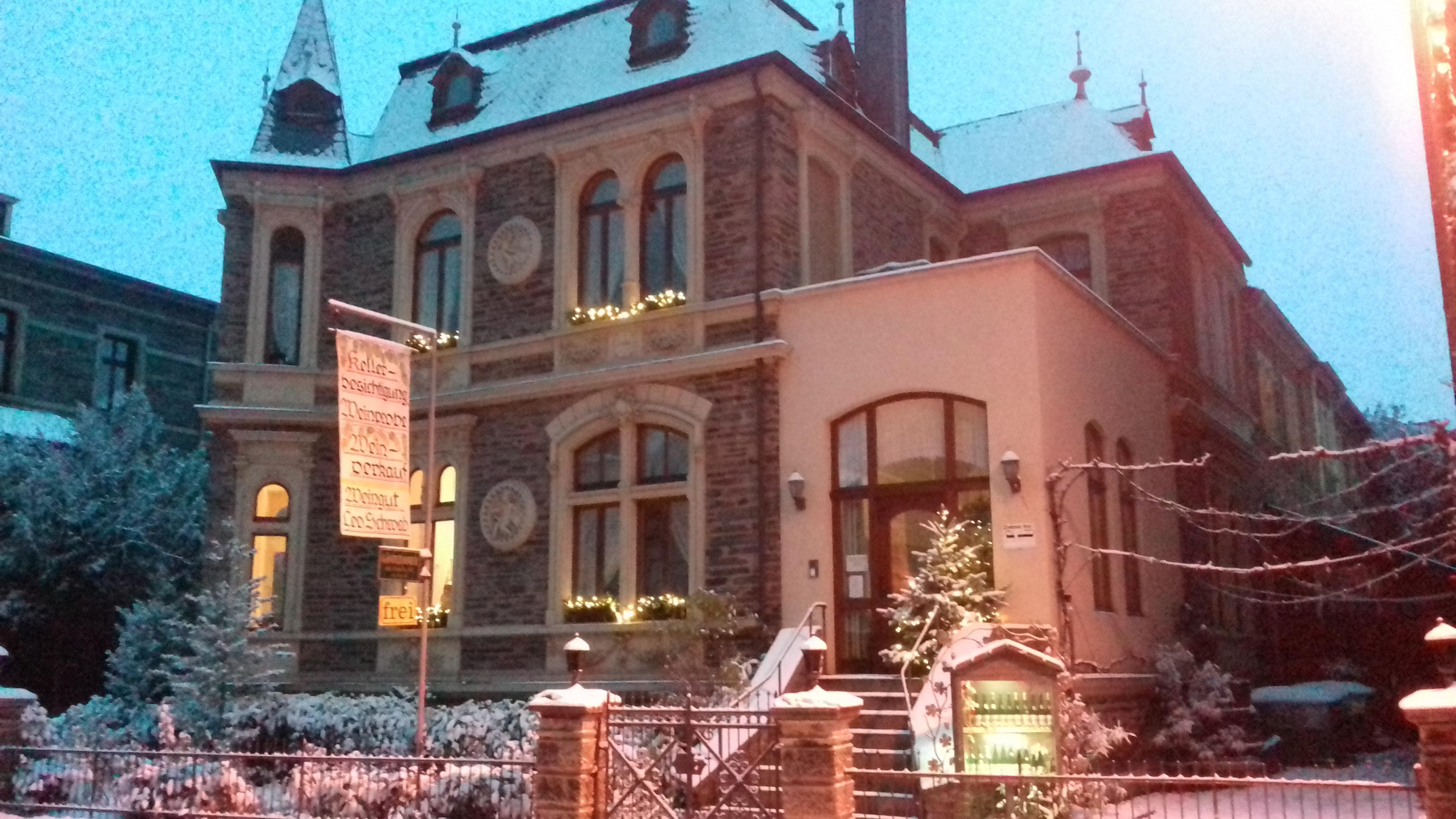 Weingut Schwab im Winter